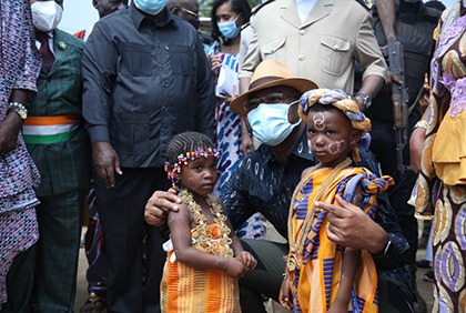 Sidi Touré promet de réhabiliter une école maternelle de Sassandra qui porte son nom