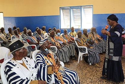 Danané: Clarisse Slaha Kayao Mahi invite les populations au 