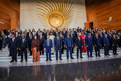La cérémonie d'ouverture du 35è Sommet Ordinaire de la Conférence des Chefs d'Etat et de Gouvernements, à Addis-Abeba (Ethiopie)