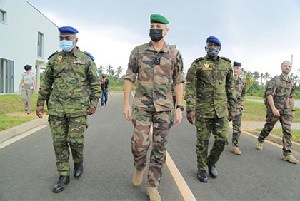 Visite du chef d’état major des armées françaises à l'académie internationale de lutte contre le terrorisme