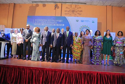 Cérémonie de lancement des activités de la 15ième conférence des parties sur la désertification et la sécheresse