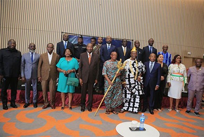 Cocktail de presse de la fondation Kouao-Bilé