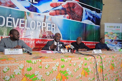 Conférence de presse relative au lancement officiel de la campagne de commercialisation de noix brutes de cajou 2022
