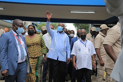 Yopougon : Visite de l'ex président Laurent Gbagbo aux églises évangéliques