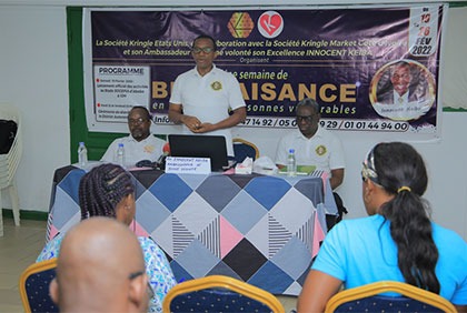 Action caritative: conférence de presse de lancement de la semaine de bienfaisance de la communauté KRINGLE