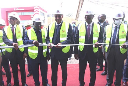Cérémonie d'inauguration de la Société Ciment Côte d'Ivoire