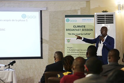 Action climatique et résilience: l’autonomisation des acteurs non étatiques locaux et des communautés vulnérables au centre d’un atelier