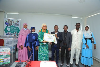 Cérémonie de lancement des activités 2022 de l'ong AICHA