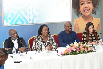 Conférence de presse de lancement du diner de gala de la Fondation Children of Africa