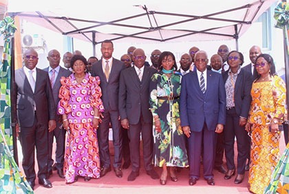 Cérémonie de présentation de voeux du personnel de la LONACI à la direction générale