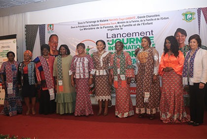 Lancement de la journée internationale des droits de la femme