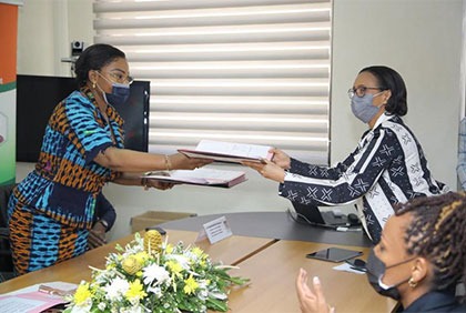 HESTIA EXPRESS : Signature de convention entre ATC COMAFRIQUE et le Ministère de la Femme, de la Famille et de l'Enfant