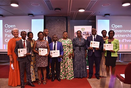 Cérémonie officielle de présentation du bilan des activités OGP 2021