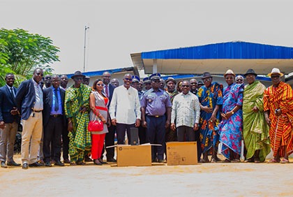 Petroci équipe la gendarmerie de Jacqueville en matériels informatiques