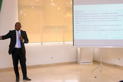 Session d'information et d'échange d'expériences de la Direction Générale du Protocole d'Etat