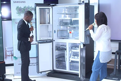 Conférence de presse de présentation officielle des produits Wind-Free et Bespoke de Samsung