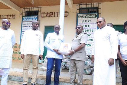 Carême 2022 : Dramane Coulibaly soutient les chrétiens de Dimbokro