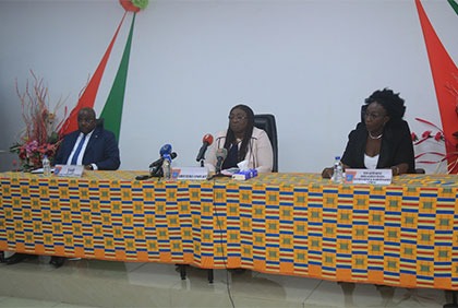 CAN 2023: Conférence de presse de la Directrice Générale de l'Office National des Sports relative à l'évolution des travaux des infrastructures sportives