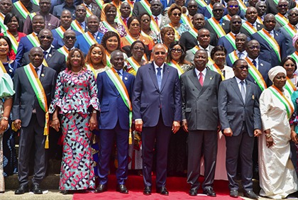 Ouverture de la 1ère session 2022 de l'assemblée nationale