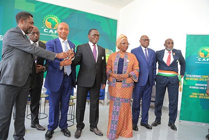 Football/CAN 2023: Inauguration du siège de la CAF Abidjan