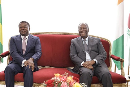 Visite d'Amitié et de Travail du Président de la République Togolaise, S.E.M. Faure Gnassingbe en Côte d'Ivoire