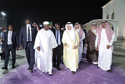 Arrivée du Président de la République, S.E.M. Alassane Ouattara, en Arabie Saoudite
