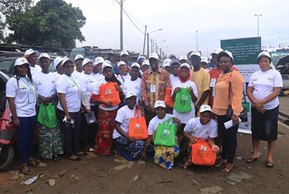 Adjamé-Macaci: Sensibilisation des femmes de la casse sur les dangers des polluants persistants organiques