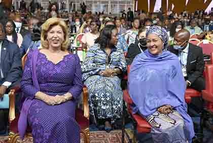 La Première Dame Dominique Ouattara a présidé le 2ème Caucus sur le Genre de la COP15
