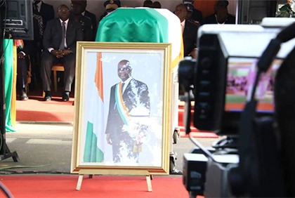 Deuil: cérémonie officielle d’hommage national au président de l'Assemblée nationale ivoirienne