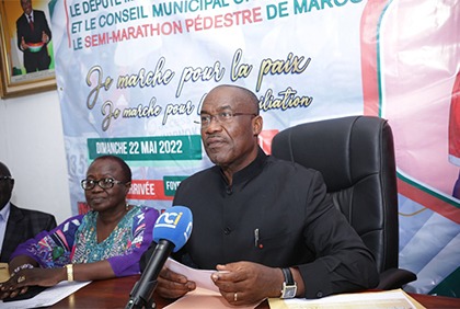 Sport/Marcory: Lancement d'une randonnée pédestre pour la promotion de la paix et la réconciliation