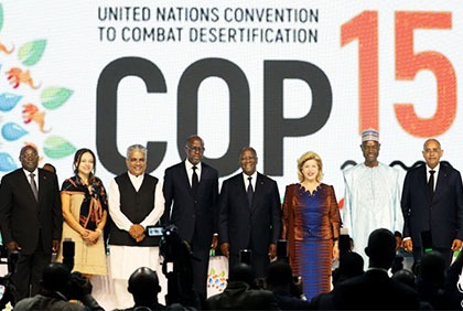 15e conférence des parties à la Convention des Nations Unies sur la lutte contre la désertification: le Président Alassane Ouattara procède à l'ouverture officielle des travaux