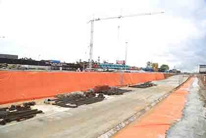 Infrastructures routières : visite des chantiers d'Abobo