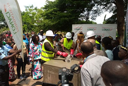 Yamoussoukro : le député Ahuili Naylor Kouassi préside la cérémonie de pose de première pierre du centre de santé de N’Gokro