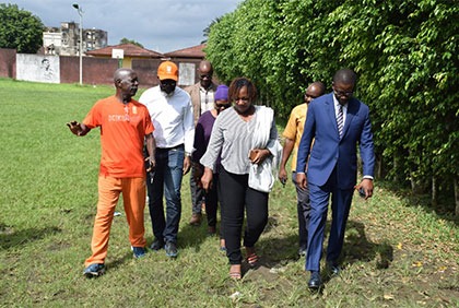 Promotion du basketball: lancement des travaux de réhabilitation des terrains du village SOS d'Abobo