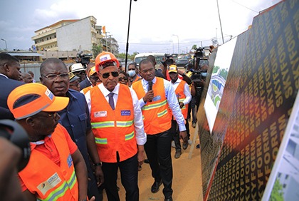 Infrastructures: le Premier Ministre Achi Patrick visite les chantiers structurants du district d'Abidjan