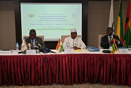 11ème réunion du Comité de haut niveau sur la sécurité alimentaire et nutritionnelle des ministres en charge de l’Agriculture et de l’Elevage de l’UEMOA
