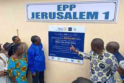 Action sociale : le groupe scolaire Jérusalem d’Abobodoumé réhabilité et remis à la communauté éducative