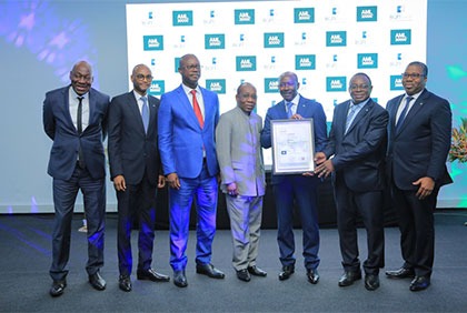 Banque: cérémonie de remise officielle de la certification AML 30000 à BGFI Bank Côte d'Ivoire