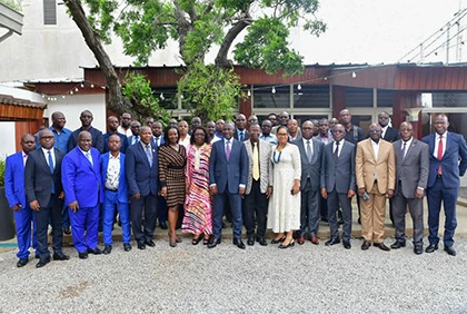 Rencontre entre Adama Bictogo et les hommes et femmes des médias