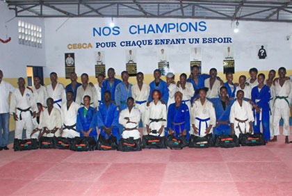 Judo: Remise de kits aux athlètes ivoiriens avant leur départ pour l'African Cup à Niamey