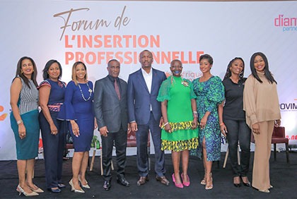 Première édition du forum de l'insertion professionnelle d'Afriquefemme et Diam's Partners à Abidjan