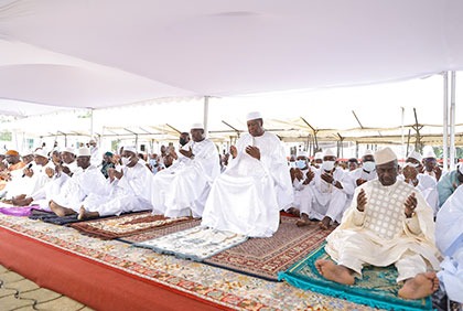 Tabaski 2022: Prière à la Grande Mosquée de la Riviera-Golf
