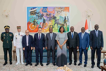 Entretien du Président de la République avec le Ministre des Armées de France, M. Sébastien LECORNU