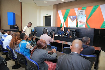 Indépendance: conférence de presse relative au concerto à Yamoussoukro