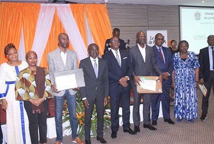 Cérémonie de remise du grand prix de la presse de Côte d'Ivoire