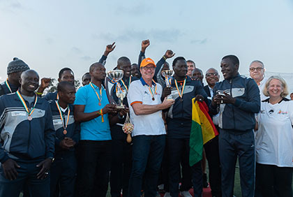 Sport/Football: Le complexe Sol Beni accueille la ‘’Cup du CEO’’ d’Endeavour