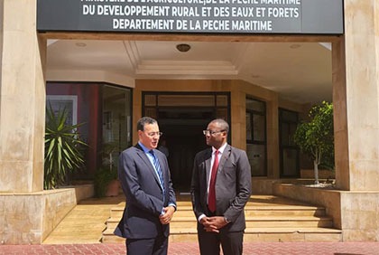 Maroc: visite du Ministre Sidi Touré au centre National marocain de surveillance des navires