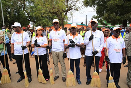 Cérémonie de lancement de la semaine nationale de la propreté 2022