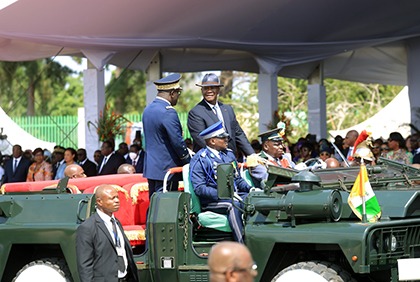 Fête Nationale: cérémonie officielle de célébration des 62 ans d'indépendance de la Côte d'Ivoire