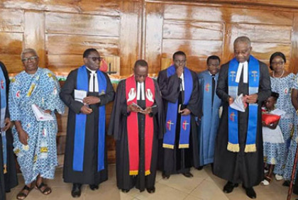 Religion : dédicace du temple Jéhovah Jiré de Kpanda (Dabou)